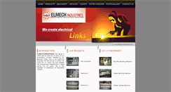 Desktop Screenshot of elmech.co.in